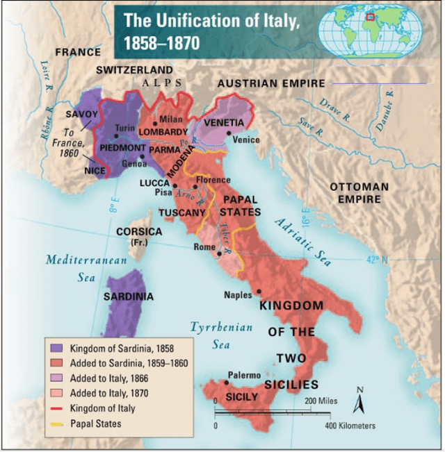 Causes Behind Italian Unification Rau S Ias